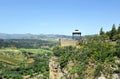 Viewpoint on the Serrania de Ronda, city of Ronda in the province of Malaga, Spain