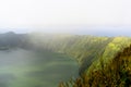 Viewpoint of Sete Cidades crater lake in Azores Sao Miguel Portugal Royalty Free Stock Photo
