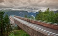 Viewpoint Snovegen at Aurlands fjord