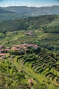 Viewpoint of the Terraces (Miradouro dos Socalcos), Porta Cova place, Sistelo, Arcos de Valdevez, Portugal.