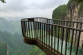 Viewpoint in Tianmenshan nature park - China Royalty Free Stock Photo