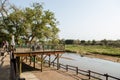 Viewpoint to the olifants river in Satara Rest Cam. Kruger park, South Africa