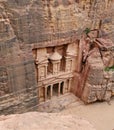 Viewpoint of the Treasury of Petra