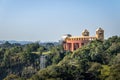 Viewpoint and waterfall at Tangua Park - Curitiba, Brazil Royalty Free Stock Photo