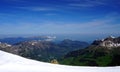 Viewpoints of Titlis snow mountains