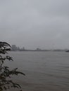 Views across the River Thames in London, England