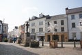 Views of Agincourt Square in Monmouth, Monmouthshire in Wales, UK Royalty Free Stock Photo