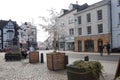 Views of Agincourt Square in Monmouth, Monmouthshire in Wales, UK Royalty Free Stock Photo