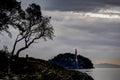 Views along the beautiful shorelines of the Gulf Islands off the shores of Vancouver Island Royalty Free Stock Photo