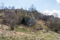 Views along Beloi hiking trail in Zagori area in Greece