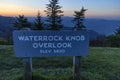 Views along the Blue Ridge Parkway in North Carolina, USA. Royalty Free Stock Photo