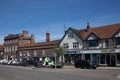 Views along The High Street in Thame, Oxfordshire, UK Royalty Free Stock Photo