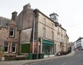 Views along Main Street in Cockermouth, Cumbria in the UK