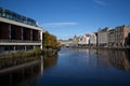 Views along the shore at Leith, Edinburgh, Scotland in the UK Royalty Free Stock Photo