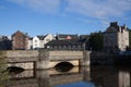 Views along the shore at Leith, Edinburgh, Scotland in the UK Royalty Free Stock Photo