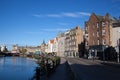 Views along the shore at Leith, Edinburgh, Scotland in the UK Royalty Free Stock Photo