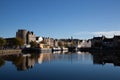 Views along the shore at Leith, Edinburgh, Scotland in the UK Royalty Free Stock Photo