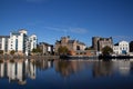 Views along the shore at Leith, Edinburgh, Scotland in the UK Royalty Free Stock Photo