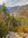 Views from the andorran mountains to Encamp town