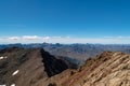 Views of the Argualas pass and peak algas from the Garmo Negro in the Pyrenees