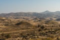 Views of the arid and colorful landscape of Painted Hills