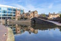 Views around Birmingham city centre canals Uk