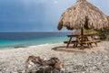 Empty Palapa Views around the caribbean island of Curacao