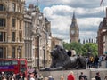 Views around London - Traflagar Square Royalty Free Stock Photo