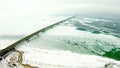 Views around mackinaw city in spring Royalty Free Stock Photo