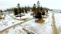 Views around mackinaw city in spring Royalty Free Stock Photo