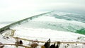 Views around mackinaw city in spring Royalty Free Stock Photo