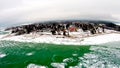 Views around mackinaw city in spring Royalty Free Stock Photo