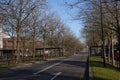 Views of Avebury Boulevard in Milton Keynes, Buckinghamshire in the UK