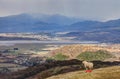 Views back to Porthmadog Royalty Free Stock Photo