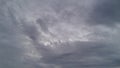 Views of Bad weather, dark grey cloudy  sky Royalty Free Stock Photo
