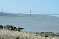 Views of the Banks of the Tagus river in Lisbon