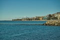 Views of the beach in a sunny day Royalty Free Stock Photo