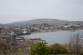 Views of the beach in Swanage, Dorset in the UK