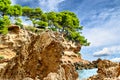 Beautiful cove in the town of Miami Playa, Tarragona, Catalonia, Spain