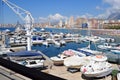 Views of the port of Benidorm, Alicante, Spain