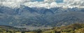 Views of Black mountain range, Peru Royalty Free Stock Photo