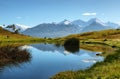 Views of Black mountain range, Peru Royalty Free Stock Photo