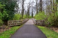 Views of Bridges and Pathways along the Shelby Bottoms Greenway and Natural Area Cumberland River frontage trails, bottomland hard