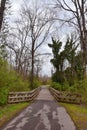 Views of Bridges and Pathways along the Shelby Bottoms Greenway and Natural Area Cumberland River frontage trails, bottomland hard