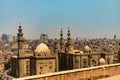 Views of Cairo from the Muhammad Ali Mosque. Egypt Royalty Free Stock Photo