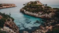 Views of Cala del Moro in Mallorca