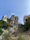 Views of the castle of Segura de la Sierra in Andalucia, Spain