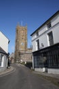 Views of Cerne Abbas in Dorset in the UK