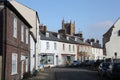 Views of Cerne Abbas in Dorset in the UK