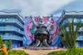 Views of the character theming at Disney`s Art of Animation Resort